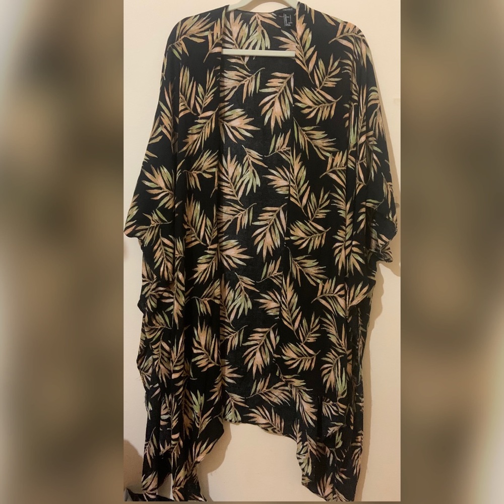 Palm Pattern Cover Up